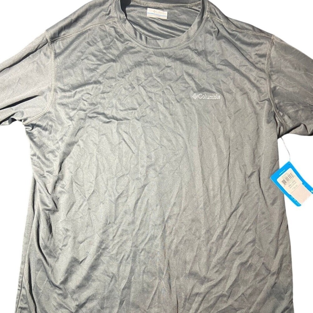 Columbia T-Shirt Mens XXL Gray Moisture Wicking Active Performance NWT